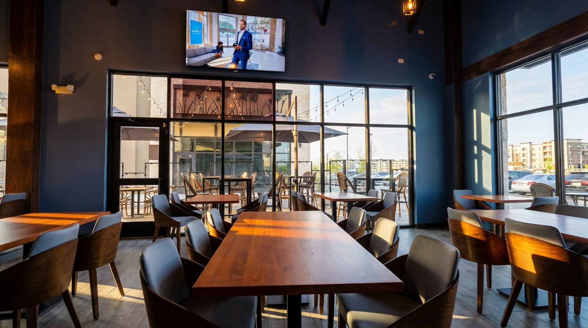 A Spacious Dining Room Inside